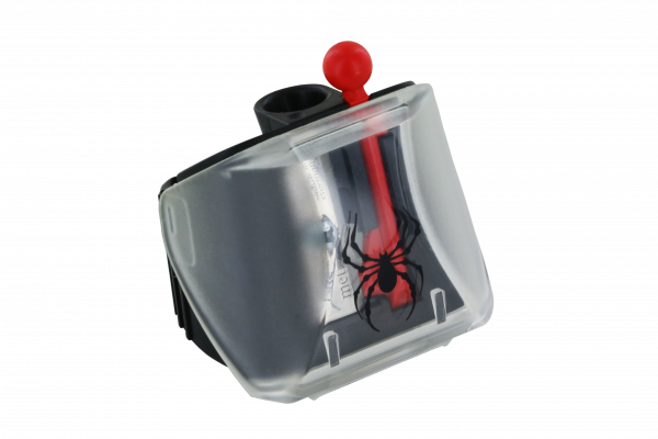 KUM Black Widow Professional Cosmetic Pencil Sharpener (for Round or Sharp point)