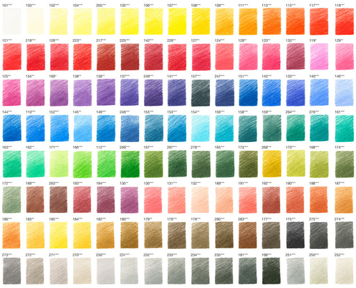 FABER-CASTELL Polychromos Colour Chart