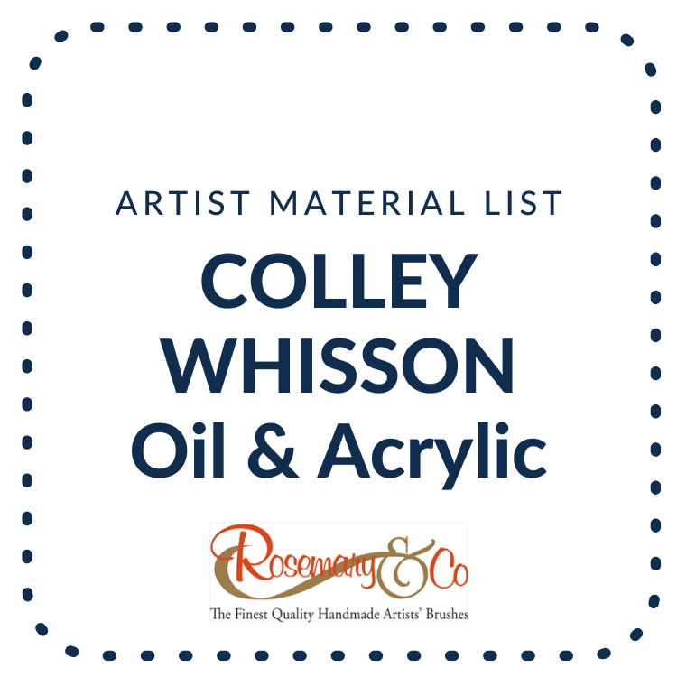 Colley Whisson Materials List