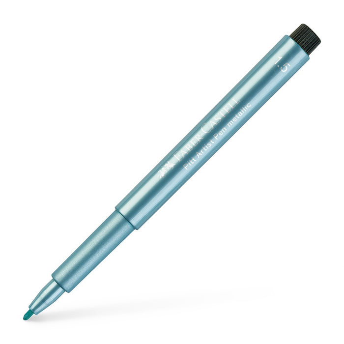 FABER-CASTELL Pitt Artist Pen - 292 Blue Metallic tip pen (1.5mm)