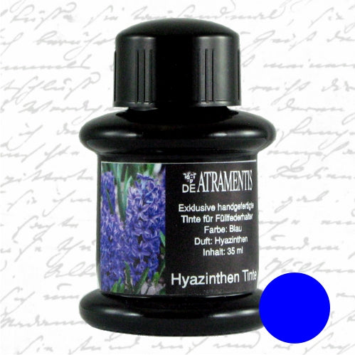 DE ATRAMENTIS Fountain Pen Ink 35mL - Hyacinth Fragrance  - Blue Colour
