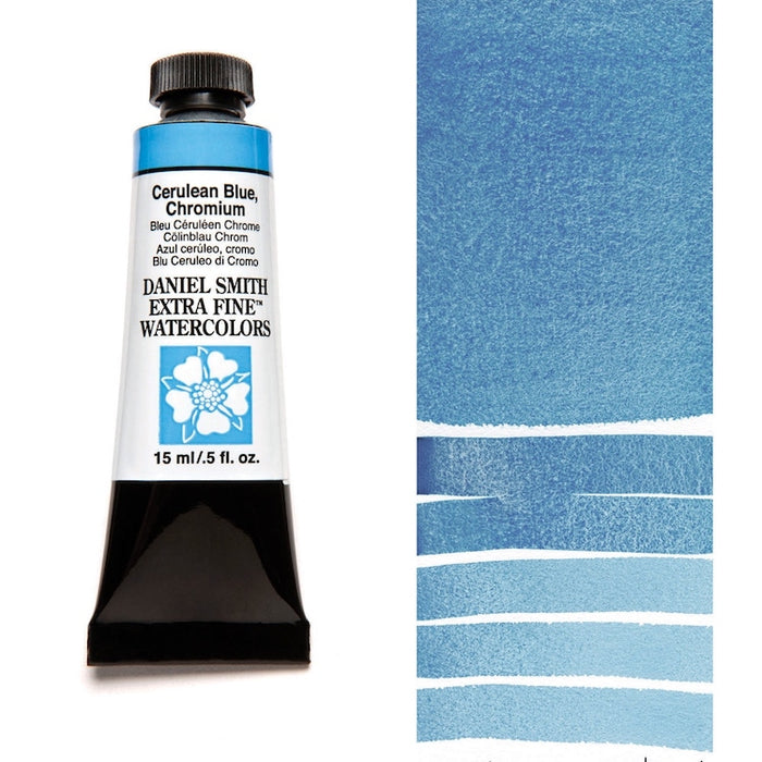 DANIEL SMITH Watercolour - 15mL - Cerulean Blue Chromium