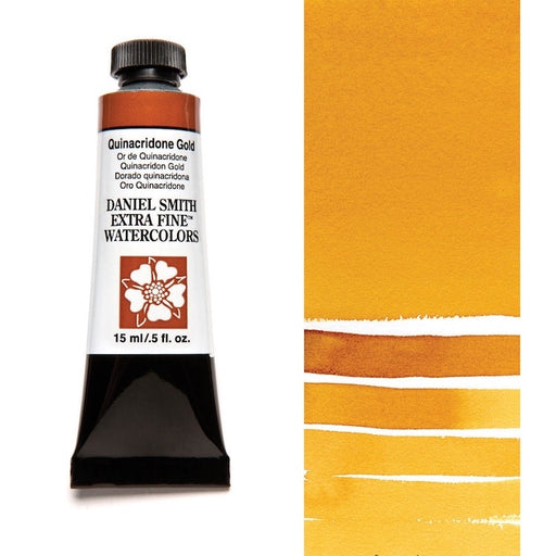 DANIEL SMITH Watercolour - 15mL - Quinacridone Gold (PO48,PY150)