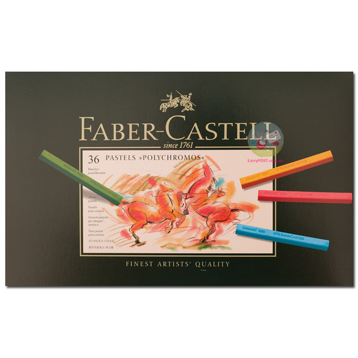FABER-CASTELL Polychromos Pastel Blocks - Box of 36