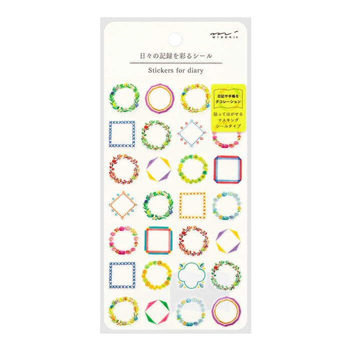 MIDORI - Sticker Set - Rings