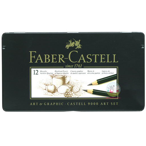 FABER-CASTELL Series 9000 Graphite Pencils - Artist Set - 8B to 2H
