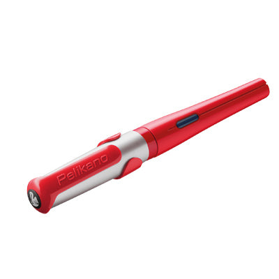 PELIKAN Pelikano Fountain Pen - Red - Fine Nib
