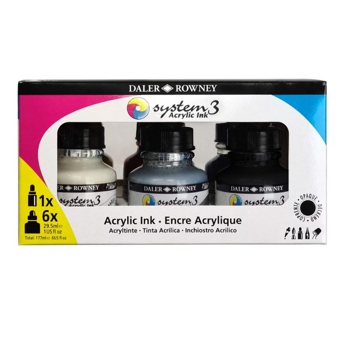 DALER-ROWNEY System3 Ink Introduction Set + Marker