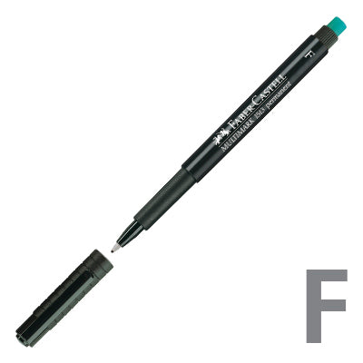 FABER-CASTELL Multimark Permanent Marker - Black - Fine (0.6mm)