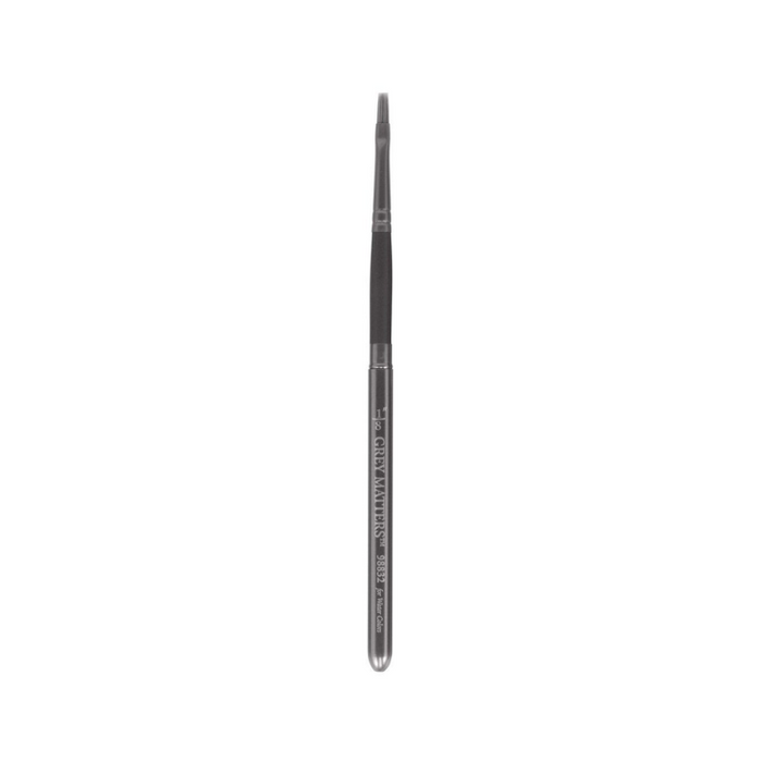 JACK RICHESON & CO Grey Matters Watercolour Travel Brush - Grey Synthetic - Flat 1/8" (4 x 9mm)