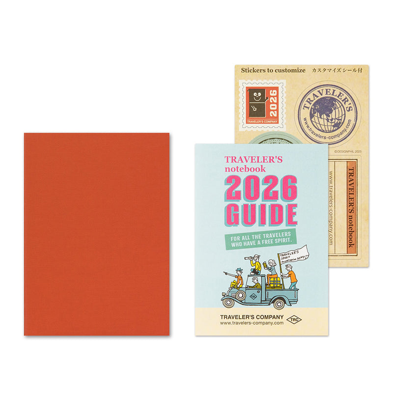 2026 Traveler's Company - Diary Insert - Passport Size - Monthly Planner