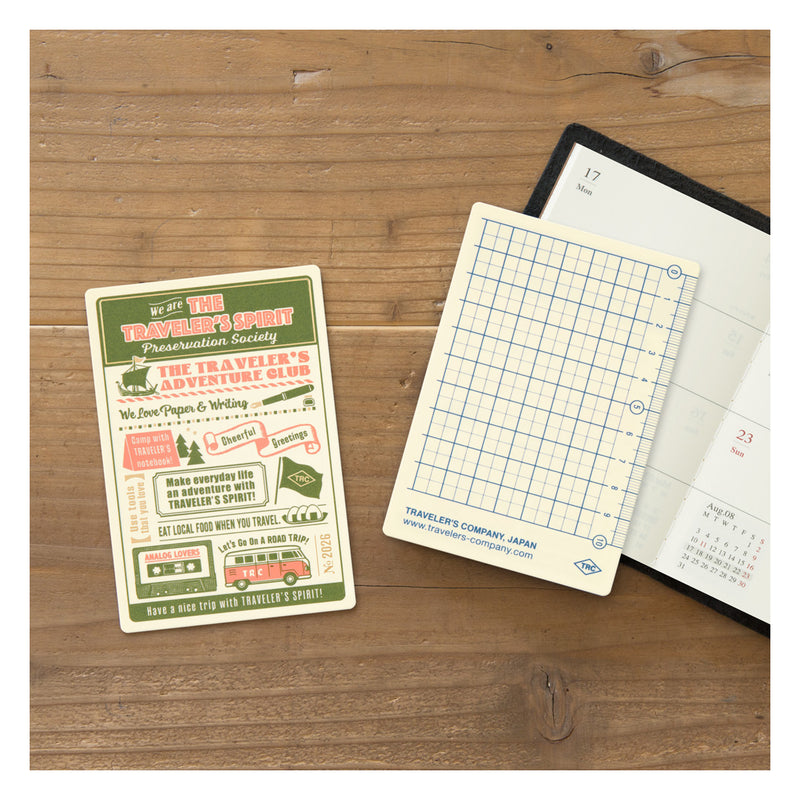 2026 Traveler's Company - Passport Size - Grid Set (Limited Edition)