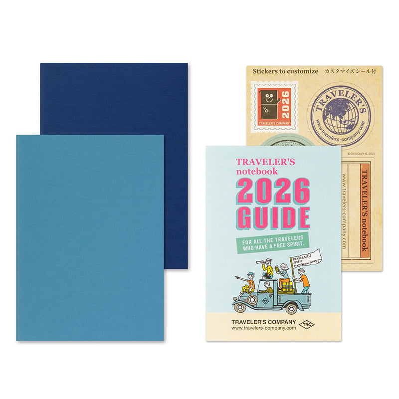 2026 Traveler's Company - Diary Insert - Passport Size - Weekly Horizontal Planner