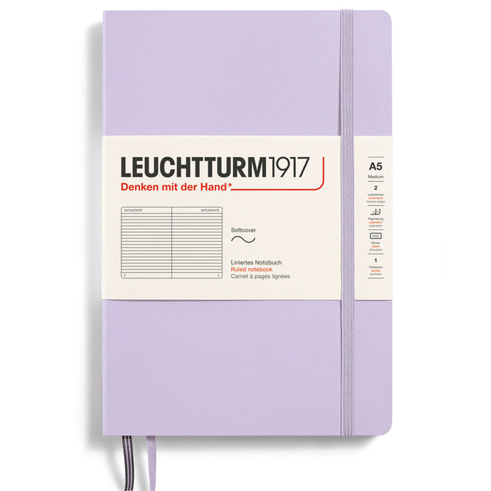 LEUCHTTURM1917 Soft Cover - Medium (A5) - Ruled - Lilac
