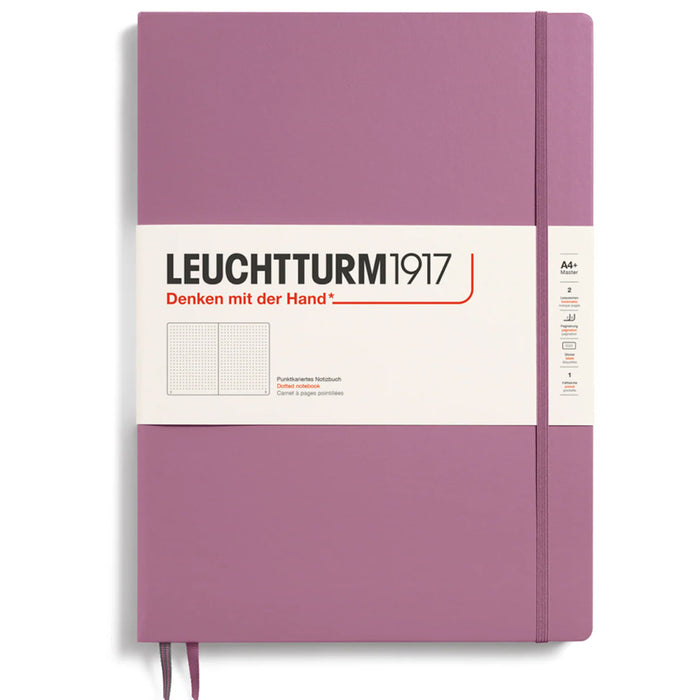 LEUCHTTURM1917 Classic Hard Cover - Master SLIM A4 - Dotted - Dusty Rose