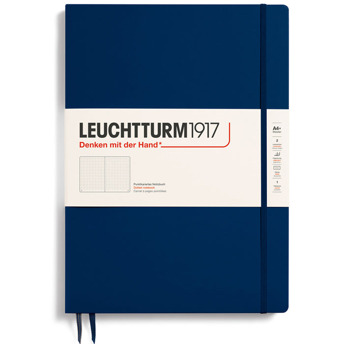 LEUCHTTURM1917 Classic Hard Cover - Master SLIM A4 - Dotted - Navy