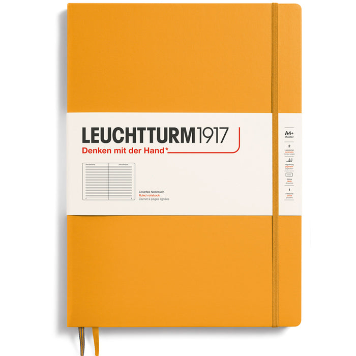 LEUCHTTURM1917 Classic Hard Cover - Master SLIM A4 - Ruled - Rising Sun