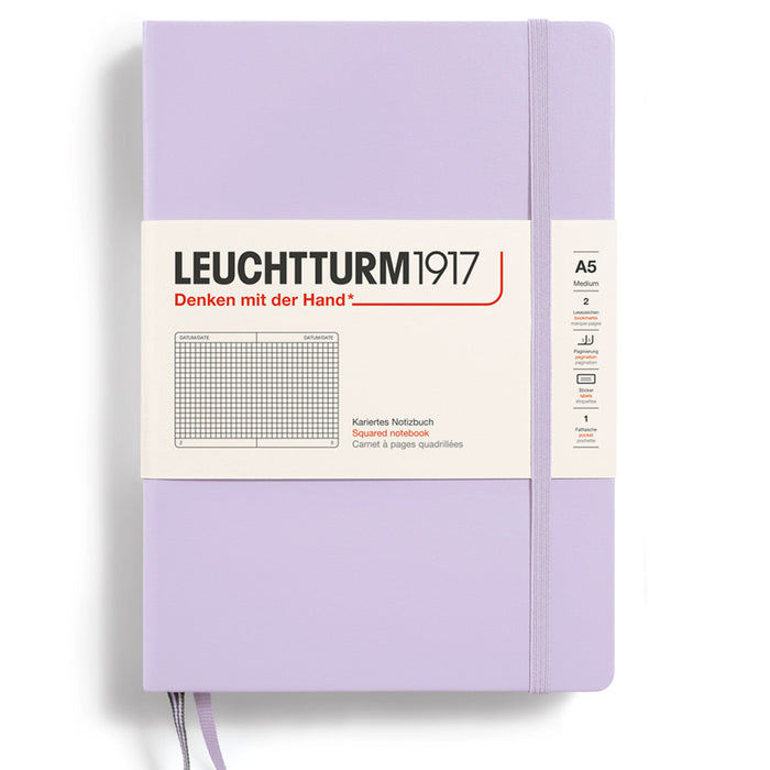 LEUCHTTURM1917 Classic Hard Cover - Medium (A5) - Squared / Grid - Lilac