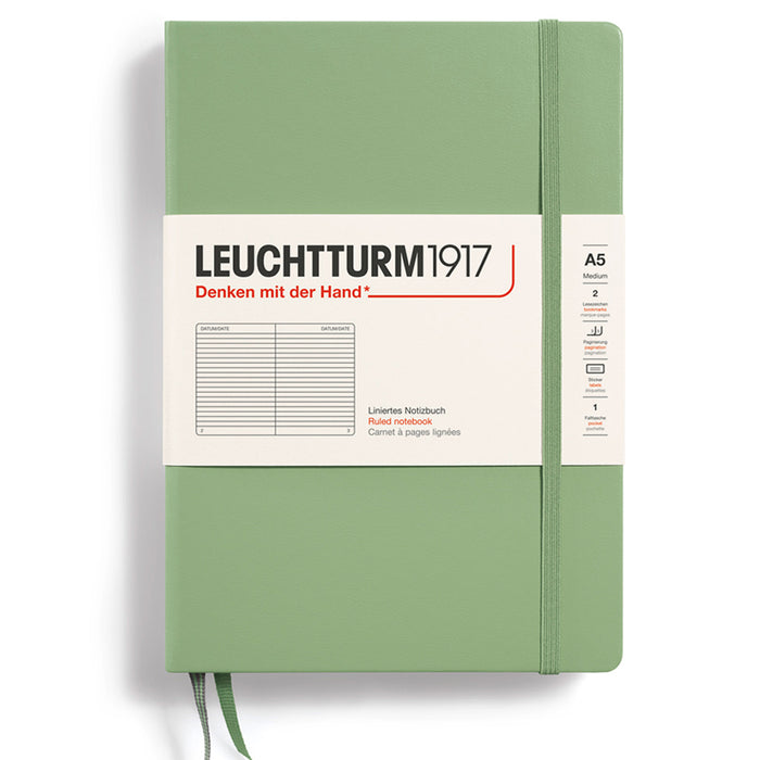 LEUCHTTURM1917 Classic Hard Cover - Medium (A5) - Ruled - Sage