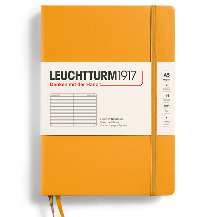 LEUCHTTURM1917 Classic Hard Cover - Medium (A5) - Ruled - Rising Sun