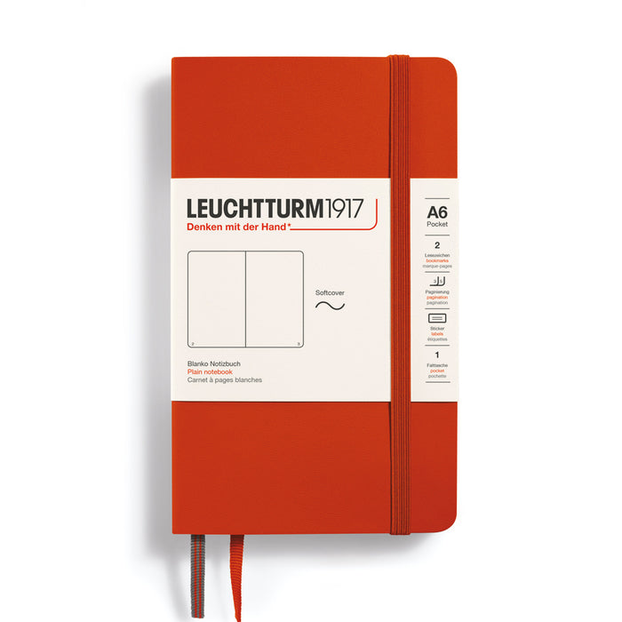 LEUCHTTURM1917 Soft Cover - Pocket (A6) - Fox Red