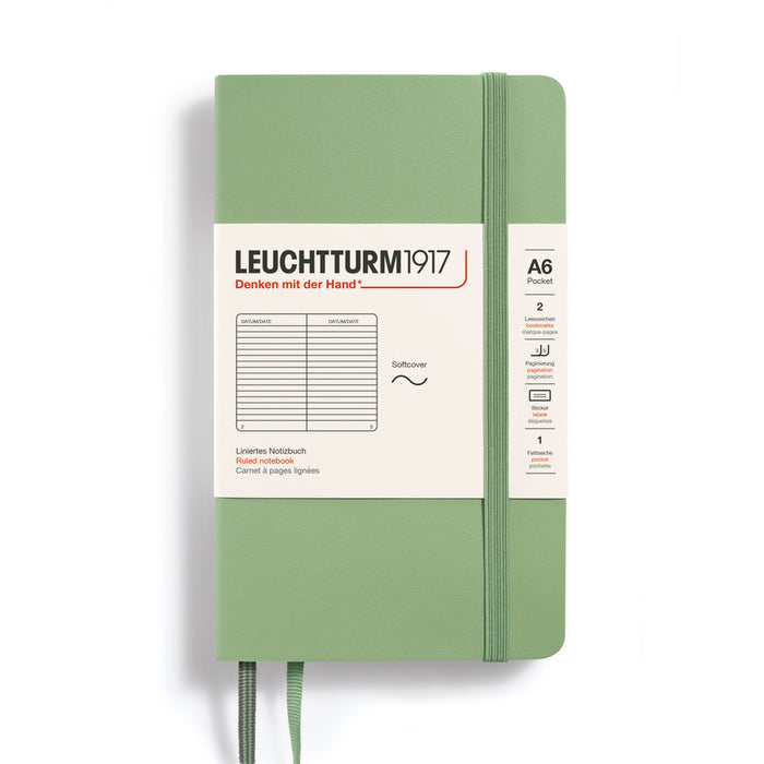 LEUCHTTURM1917 Soft Cover - Pocket (A6) - Sage