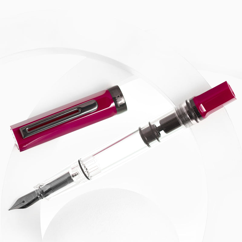 TWSBI Eco Fountain Pen - Plum with Onyx Trim and Nib