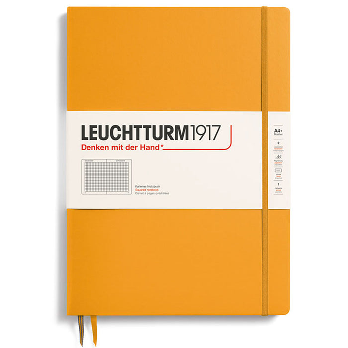 LEUCHTTURM1917 Classic Hard Cover - Master SLIM A4 - Squared / Grid - Rising Sun