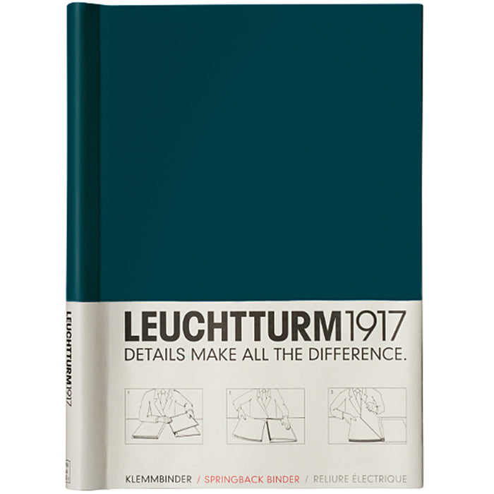 LEUCHTTURM1917 Peka Springback Binder (holds 150 pages) - A4 - Pacific Green
