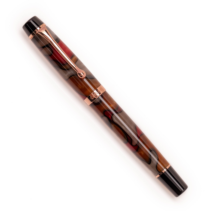 OPUS 88 Harmony Fountain Pen - Red / Grey