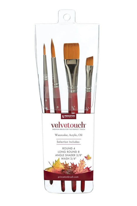 PRINCETON Pro Brushes 4-Piece Set - Velvetouch