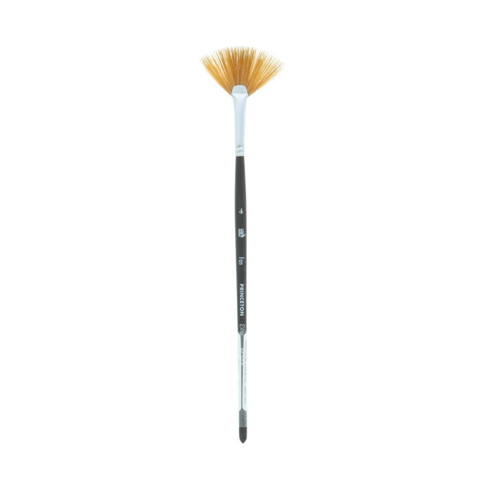 PRINCETON Aqua Elite Watercolour Brush - Synthetic Kolinsky Sable - Short Handle - Fan Size 4 (38.5 x 19mm)
