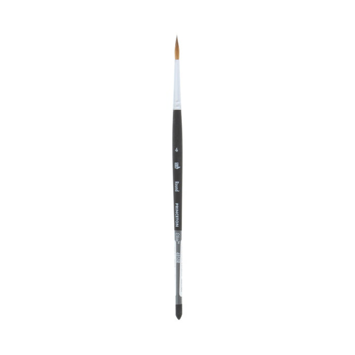PRINCETON Aqua Elite - Synthetic Kolinsky Sable - Short Handle - Round - Size 4 (3 x 17mm)