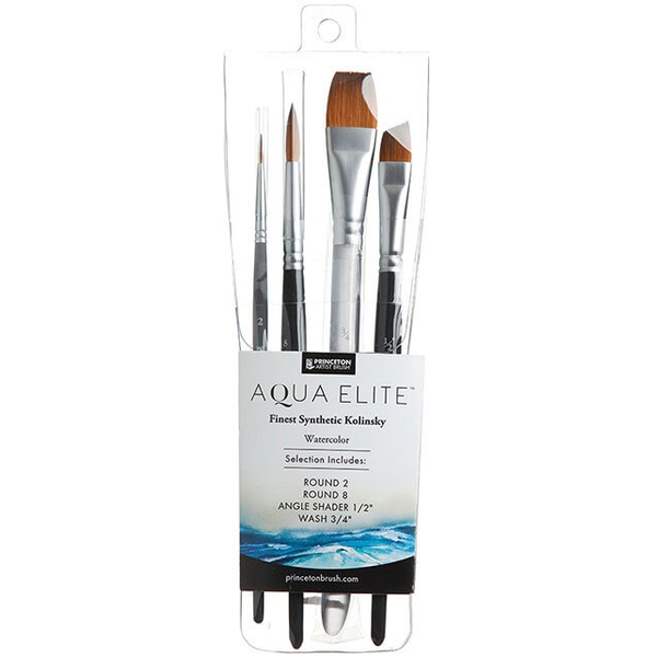 PRINCETON Brushes 4-Piece Set - Aqua Elite
