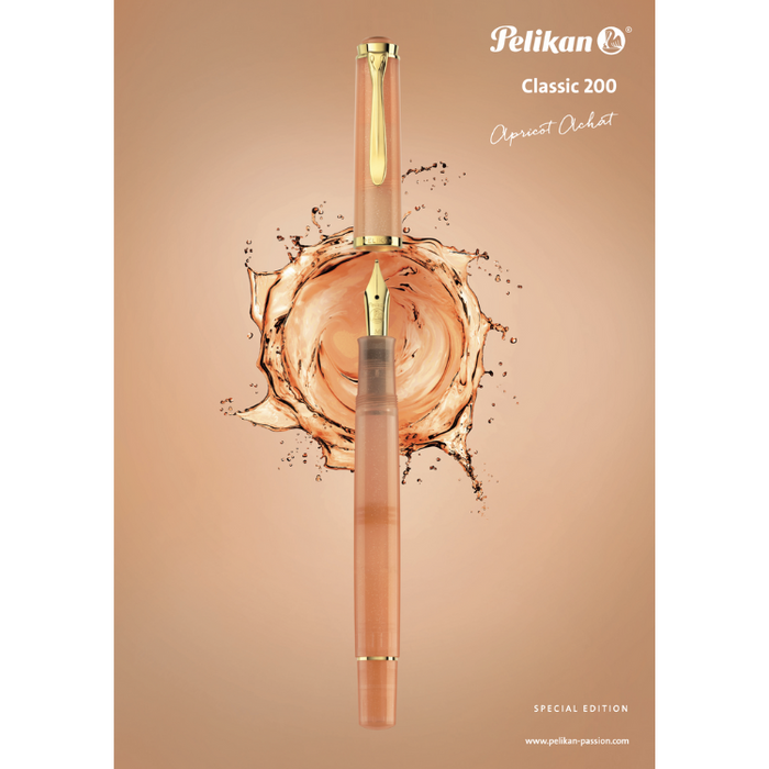 PELIKAN Classic M200 Apricot Achat (SE) Fountain Pen (Preorder for August 2025 release)