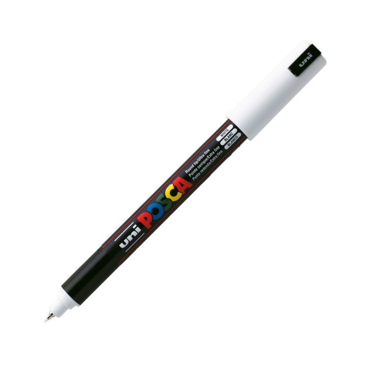 POSCA 0.7mm Ultra-Fine Tip - White