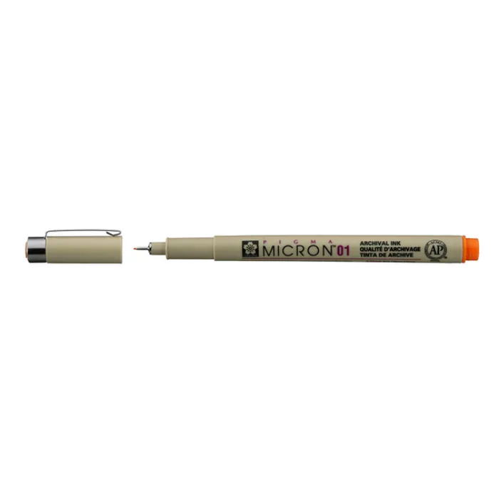 SAKURA Pigma Micron Size 01 (0.25mm) - Orange