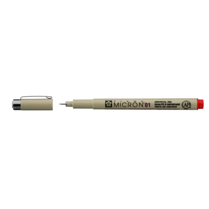 SAKURA Pigma Micron Size 01 - Red