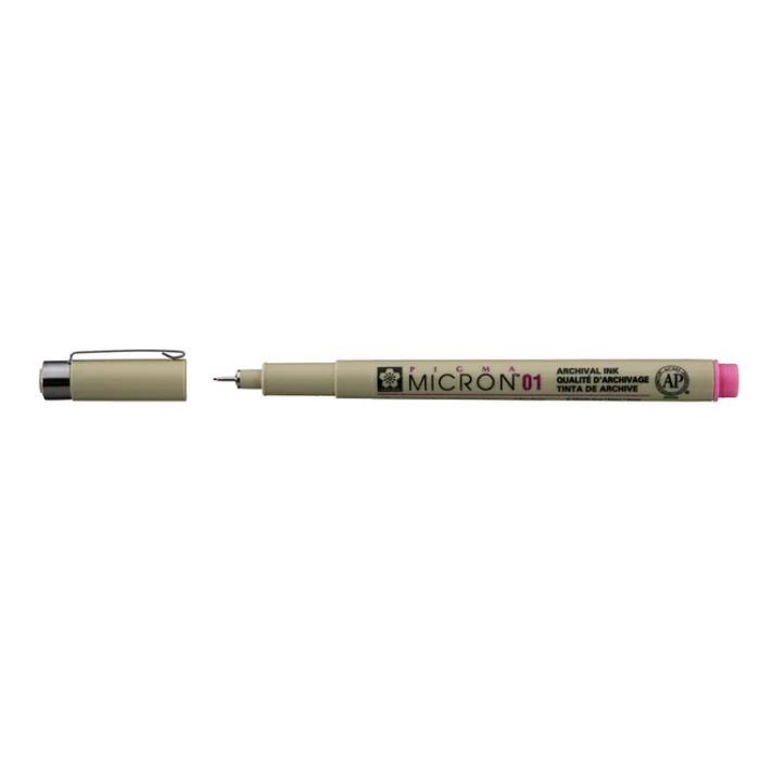 SAKURA Pigma Micron Size 01 (0.25mm) - Rose