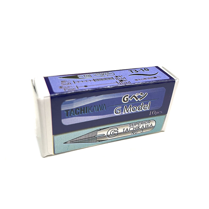 TACHIKAWA Comic Pen Nib - G Model (T3) - Limited Edition - Pack of 10