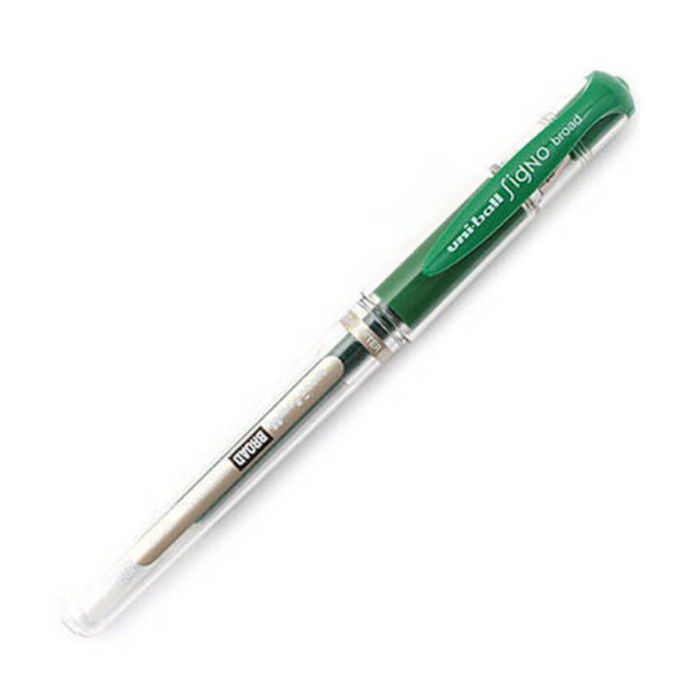 UNI-BALL Signo Broad Gel Ink Roller Ball (1.0mm) - Green