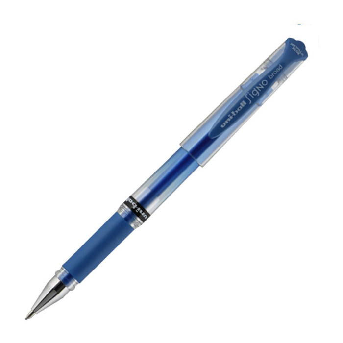 UNI-BALL Signo Broad Gel Ink Roller Ball (1.0mm) - Metallic Blue