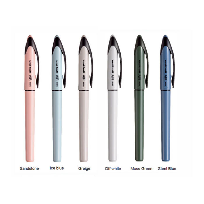 UNI-BALL Air Micro Pastel Colours - Variable Line (0.28-0.45mm) - Black Ink