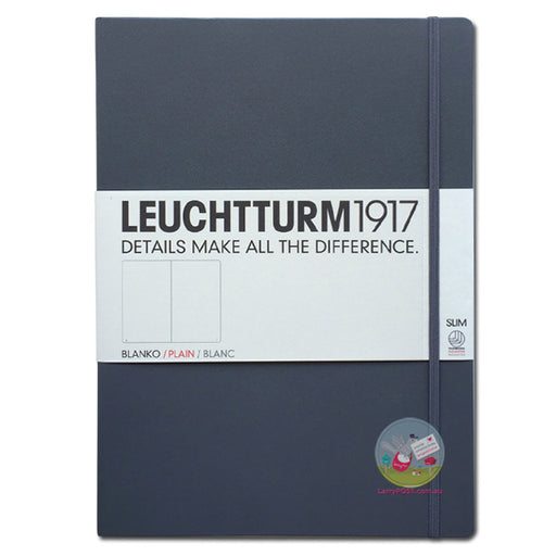 LEUCHTTURM1917 Classic Hard Cover - Master SLIM A4 - Plain - Anthracite