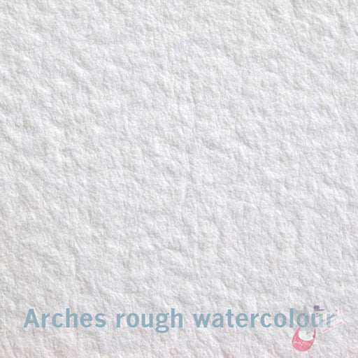 Textured surface to show off pigment granulation