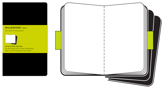 Cahier XL Plain black