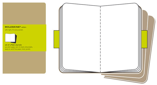 MOLESKINE Cahier XL Plain kraft