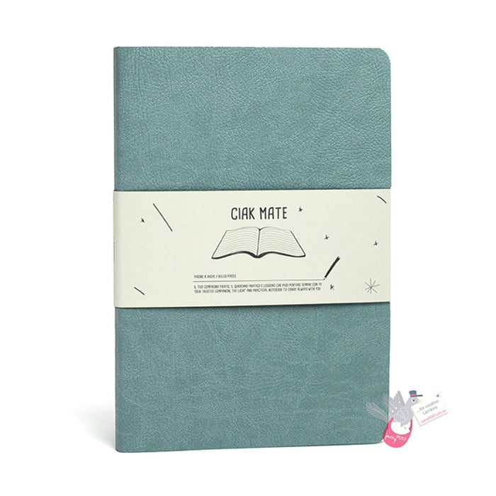 CIAK Mate Soft Cover Notebook - Medium (B6) - Ruled Pages - Aqua