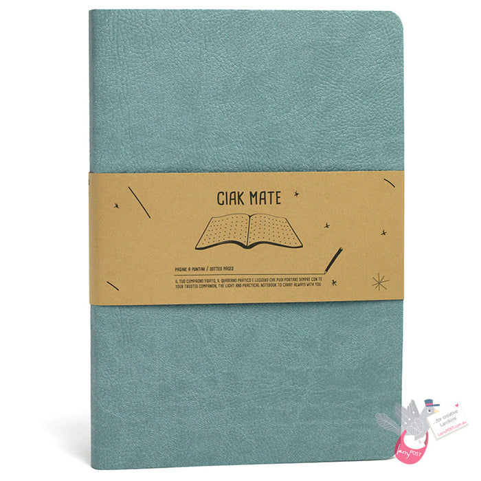 CIAK Mate Soft Cover Notebook (A5) - Dotted Pages - Aqua