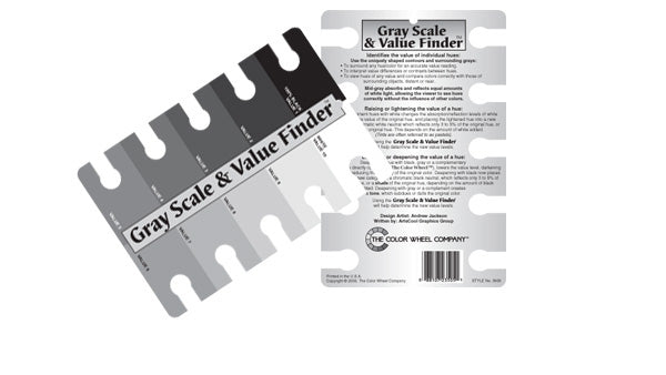 THE COLOR WHEEL COMPANY Gray Scale and Value Finder